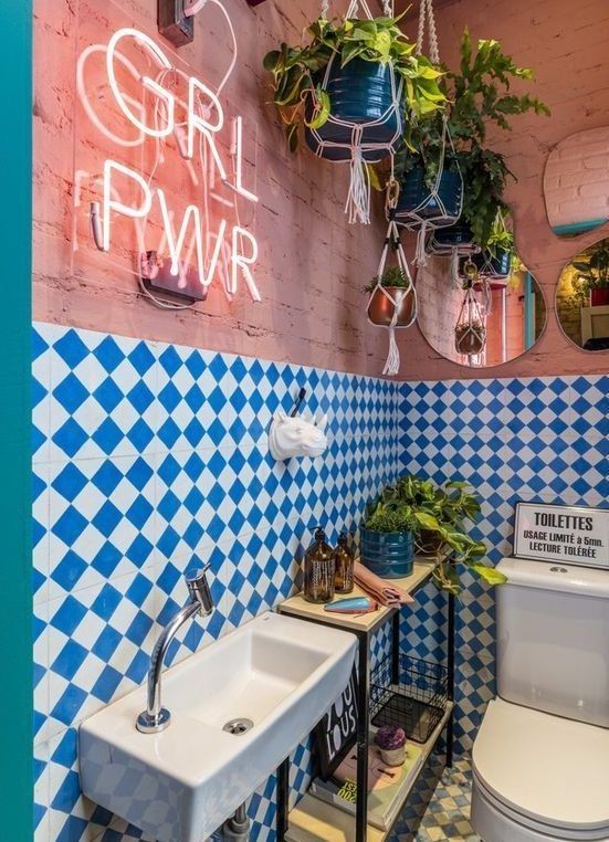 décoration toilettes originale